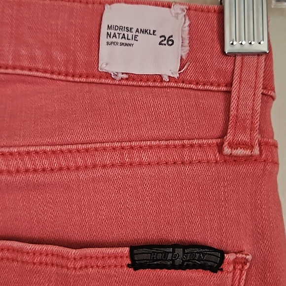 Hudson Natalie jeans mid rise ankle super skinny size 26 - Picture 7 of 16